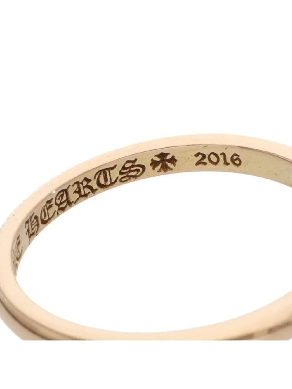 Chrome Hearts 22k Bblgm Alphabet Letter C Bubblegum C Gold Ring